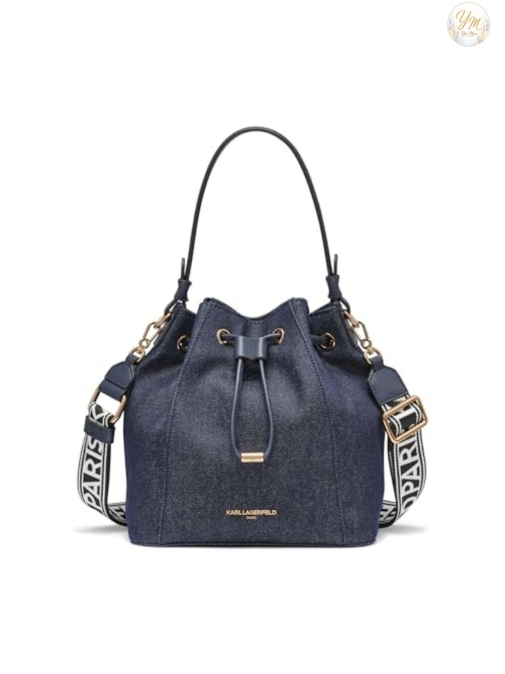 Adele Bucket Bag Non-Leather Denim Handbag Shoulder Tote